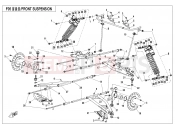 CFMOTO 2016 SSV ZFORCE 800 (CF800) FRONT SUSPENSION - F05