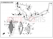 CFMOTO 2016 SSV ZFORCE 800 (CF800) COOLING SYSTEM - F18-1