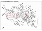 CFMOTO 2016 SSV ZFORCE 800 (CF800) LEFT CRANKCASE COVER ASSY - E01-5