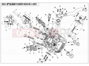CFMOTO 2016 SSV ZFORCE 800 (CF800) CYLINDER HEAD NO.1 ASSY - E02-2