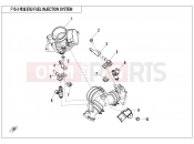 CFMOTO 2019 SSV ZFORCE 800 (CF800) FUEL INJECTION SYSTEM - F15-3
