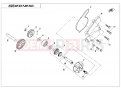CFMOTO 2019 SSV ZFORCE 800 (CF800) WATER PUMP ASSY. - E08