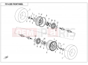 CFMOTO 2020 SSV ZFORCE 800 (CF800) FRONT WHEEL(2017) - F07-A