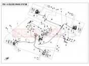 CFMOTO 2020 SSV ZFORCE 800 (CF800) BRAKE SYSTEM(2017,ORDINARY) - F08-1-A