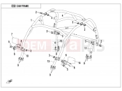 CFMOTO 2020 SSV ZFORCE 800 (CF800) CAB FRAME(NA) - F23-B