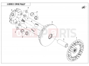 CFMOTO 2020 SSV ZFORCE 800 (CF800) DRIVE PULLEY - E05-1