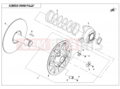 CFMOTO 2021 SSV ZFORCE 800 (CF800) DRIVEN PULLEY(HL) - E05-2-A