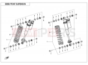 CFMOTO 2026 SSV ZFORCE 800 (CF800SU-3) FRONT SHOCK ABSORBER - F05-2