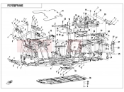 CFMOTO 2013 SSV ZFORCE 800 (CF800US-A) FRAME ASSY - F03