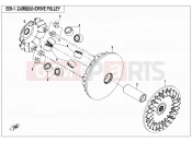 CFMOTO 2013 SSV ZFORCE 800 (CF800US-A) DRIVE PULLEY(FRONT) - E05-1