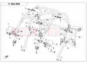 CFMOTO 2016 SSV ZFORCE 800 (CF800US-A) CAB FRAME(ROPS) - F23