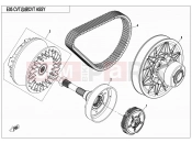 CFMOTO 2016 SSV ZFORCE 800 (CF800US-A) CVT ASSY - E05
