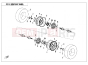 CFMOTO ZFORCE 800 (CF800US-A) FRONT WHEEL(2018) - F07-B