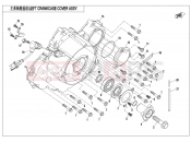 CFMOTO ZFORCE 800 (CF800US-A) LEFT CRANKCASE COVER ASSY. - E01-5-V1