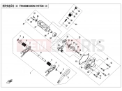 CFMOTO ZFORCE 800 (CF800US-A) TRANSMISSION SYSTEM(3) - E06-3-V3