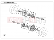 CFMOTO 2021 SSV ZFORCE 800 (CF800US-A) FRONT WHEEL(2017) - F07-A