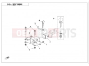 CFMOTO 2021 SSV ZFORCE 800 (CF800US-A) TOWBAR(SPLIT) - F40-A