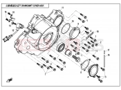CFMOTO ZFORCE 800 (CF800UTR) LEFT CRANKCASE COVER ASSY. - E01-5-V2