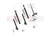 Triumph 2026 SPEED TRIPLE 1200 RX Front Forks & Lower Yoke