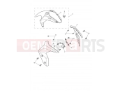 Triumph 2025 Tiger Sport 800 Front Mudguard