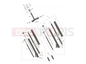 Triumph 2024 SCRAMBLER 1200 XE - CL1737 > Front Forks & Lower Yoke