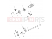 Triumph 2018 SPEED TRIPLE R - 735337 > Gear Selector Drum