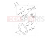 TRIUMPH ROCKET 3 STORM R Rear Caliper & Disc