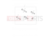 Triumph 2019 STREET TWIN Cover Fasteners, Black
