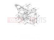 Triumph 2025 SCRAMBLER 1200 X Main Frame Assembly