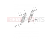 Triumph 2025 SCRAMBLER 900 - Liquid Cooled - > CM9963 Rear Suspension Unit