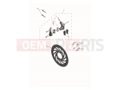 Triumph 2026 THRUXTON 400 Front Caliper & Disc