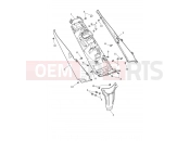 Triumph 2025 Tiger 1200 GT Pro Rear Mudguard