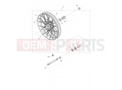 Triumph 2026 Tiger 1200 Rally Pro Front Wheel