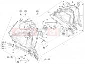 PIAGGIO Liberty 50 (EU) Front glove-box - Knee-guard panel