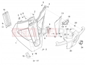PIAGGIO MP3 310 Sport E5+ (EU) Front glove-box - Knee-guard panel