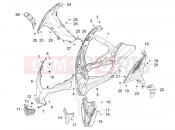 PIAGGIO MP3 310 Sport E5+ (EU) Front shield