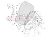 PIAGGIO MP3 310 Sport E5+ (EU) Windshield - Glass