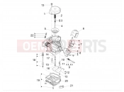 PIAGGIO Typhoon 50 4T E2 (CA, US) Carburetor's components