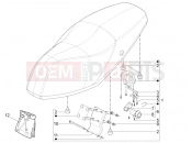 PIAGGIO Typhoon 50 4T E2 (CA, US) Saddle/seats