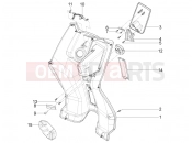 PIAGGIO Typhoon 50 4T E2 (CA, US) Front glove-box - Knee-guard panel