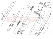 DUCATI 1991 Supersport 600 SS FRONT FORK » FRONT SUSPENSION