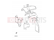 SUZUKI DR125S Z (1982) 61 - REAR FENDER
