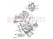 SUZUKI DR125S E (1984) 1 - CYLINDER HEAD
