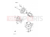 SUZUKI DR125S F (1985) 11 - OIL PUMP