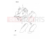 SUZUKI DR125S J (1988) 33 - FRAME COVER