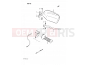 SUZUKI DR125S J (1988) 42 - RIGHT HANDLE SWITCH