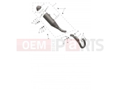TRIUMPH TF250-C Exhaust