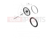 TRIUMPH TF250-C Front Wheel