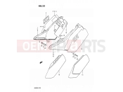 SUZUKI DR200 M (1991) 32 - FRAME COVER