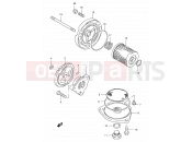 SUZUKI DR200SE X (1999) 12 - OIL PUMP
